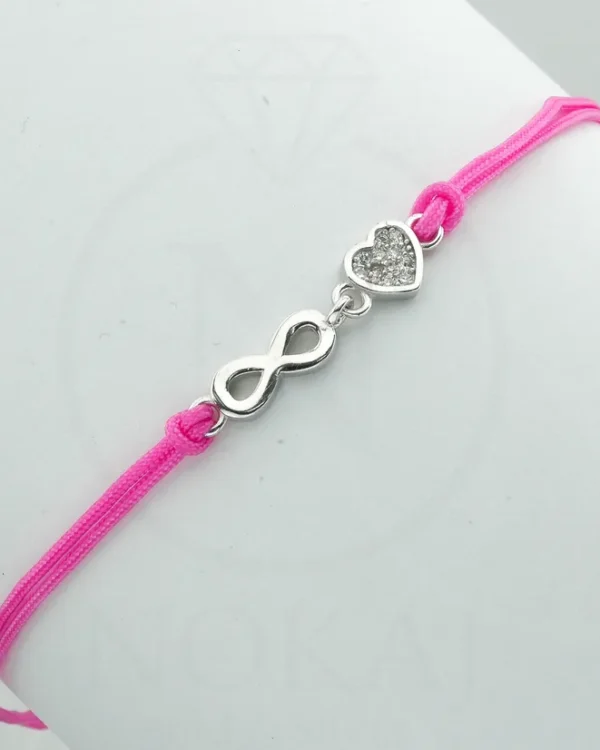 SREBRNA NARUKVICA S CIRKONIMA - BESKONAČNOST (S251216-155303)