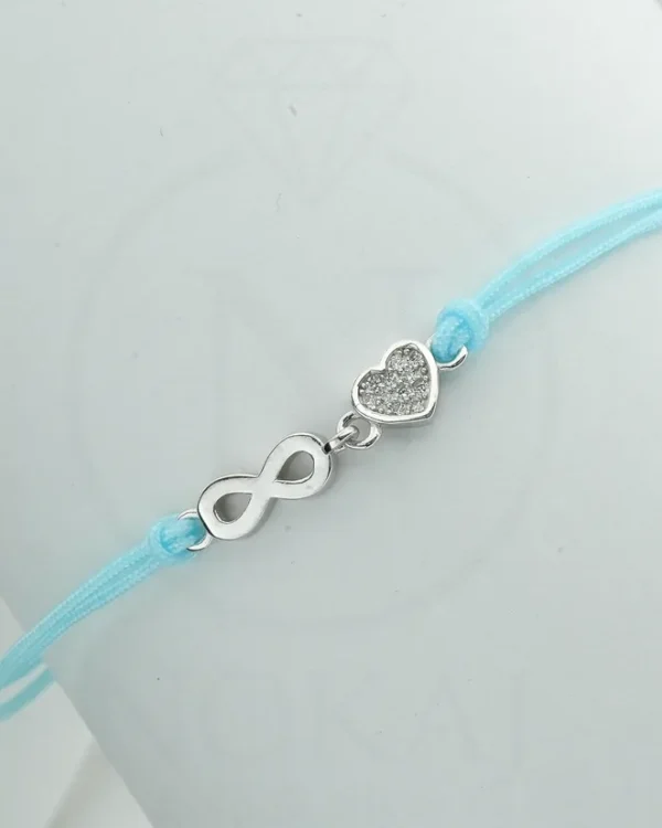 SREBRNA NARUKVICA S CIRKONIMA - BESKONAČNOST (S251216-155334)