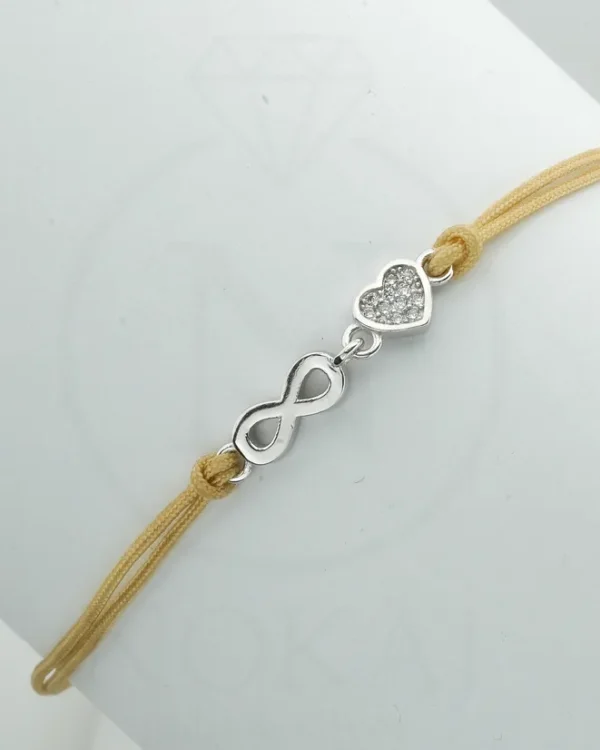 SREBRNA NARUKVICA S CIRKONIMA - BESKONAČNOST (S251216-155412)