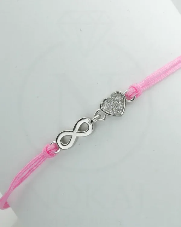 SREBRNA NARUKVICA S CIRKONIMA - BESKONAČNOST (S251216-155435)