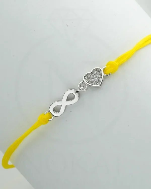 SREBRNA NARUKVICA S CIRKONIMA - BESKONAČNOST (S251216-162410)