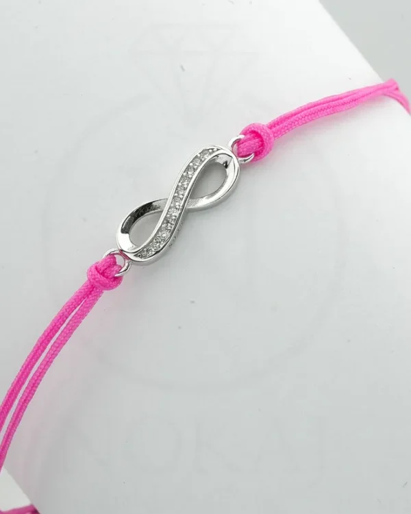 SREBRNA NARUKVICA S CIRKONIMA - BESKONAČNOST (S251216-164435)