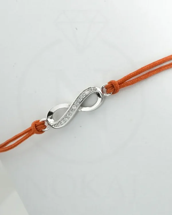 SREBRNA NARUKVICA S CIRKONIMA - BESKONAČNOST (S251216-164607)