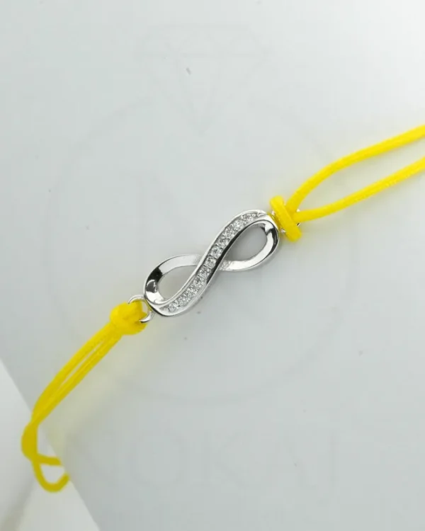 SREBRNA NARUKVICA S CIRKONIMA - BESKONAČNOST (S251216-164710)