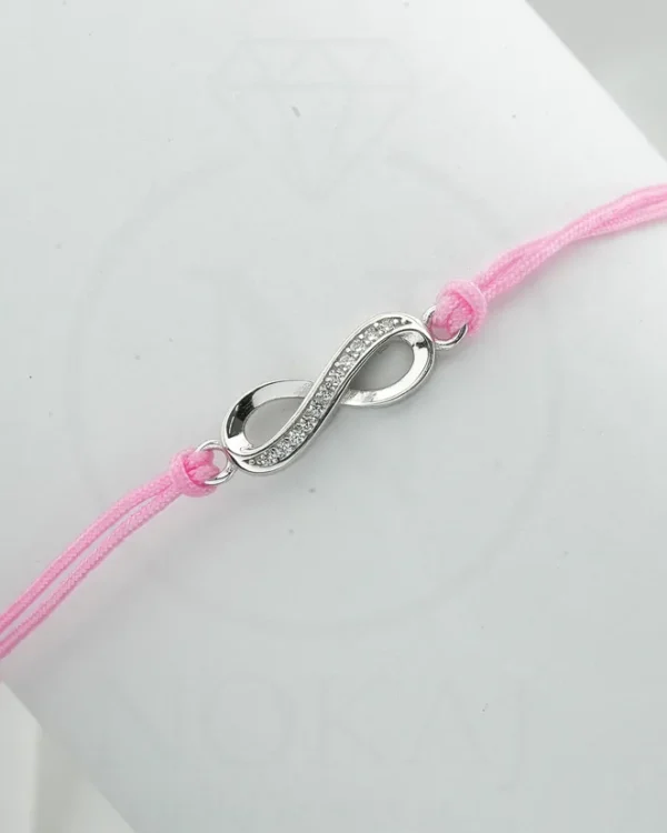 SREBRNA NARUKVICA S CIRKONIMA - BESKONAČNOST (S251216-164736)