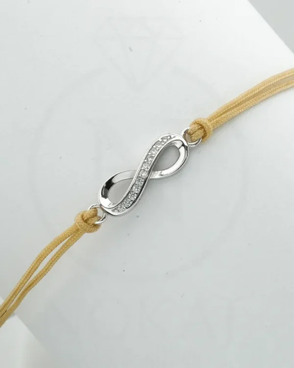 SREBRNA NARUKVICA S CIRKONIMA - BESKONAČNOST (S251216-164806)