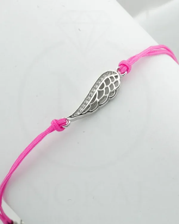 SREBRNA NARUKVICA S CIRKONIMA - ANĐELOVA KRILA (S251216-164828)