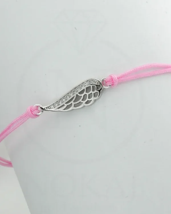 SREBRNA NARUKVICA S CIRKONIMA - ANĐELOVA KRILA (S251216-165041)