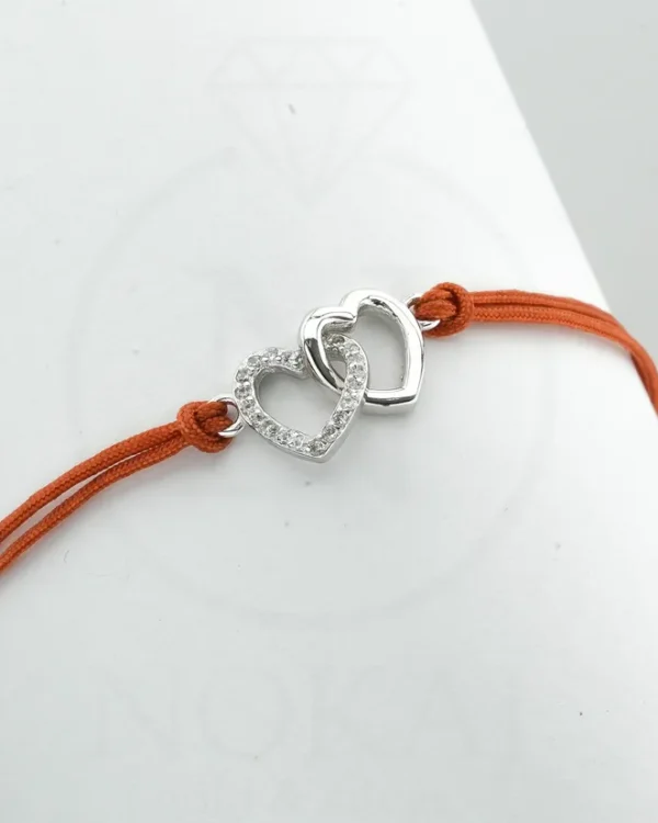 SREBRNA NARUKVICA S CIRKONIMA - SRCE (S251216-165550)