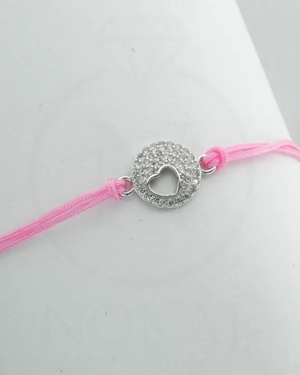 SREBRNA NARUKVICA S CIRKONIMA - SRCE (S251216-170317)