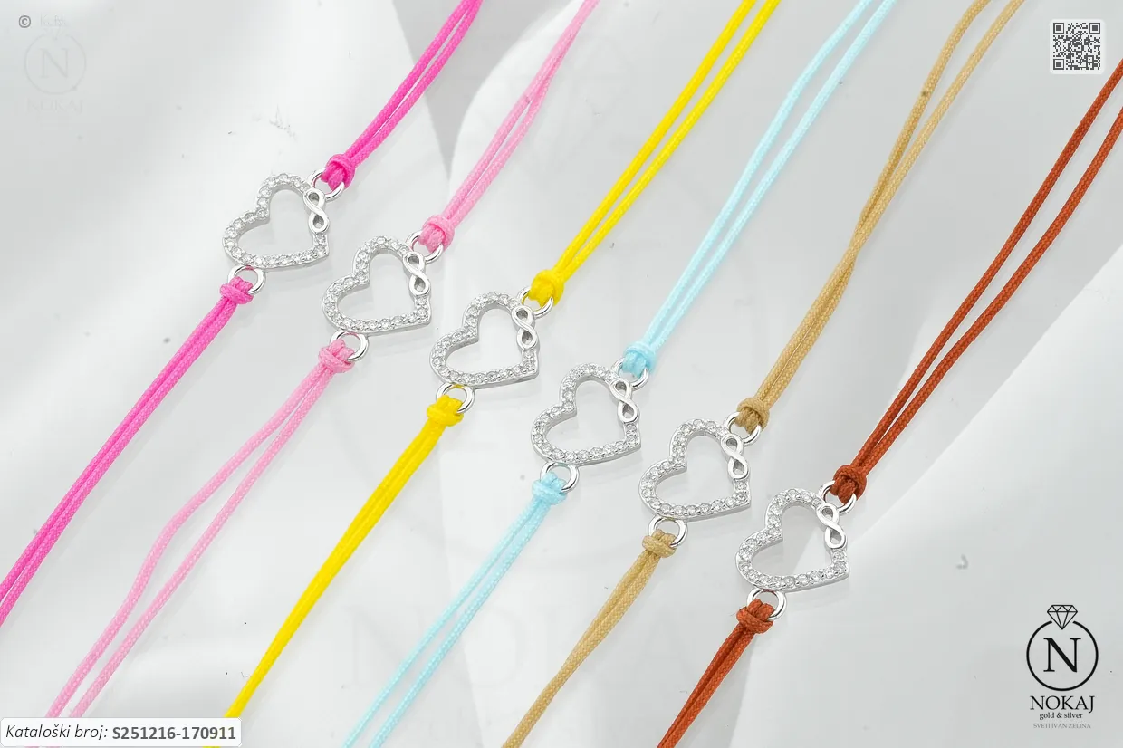 SREBRNA NARUKVICA S CIRKONIMA - BESKONAČNOST (S251216-170911) - Slika 2