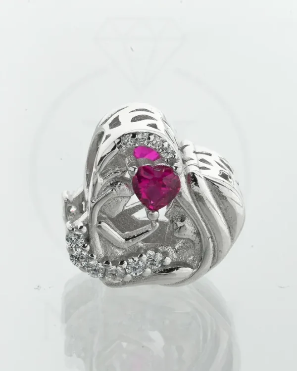 SREBRNI PRIVJESAK S CIRKONIMA - MAJKA I DIJETE (S251216-171559)