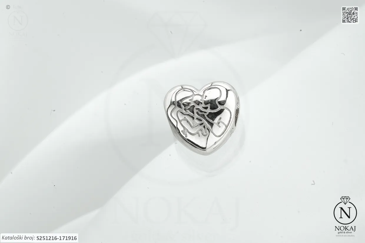 SREBRNI PRIVJESAK - MAJKA, OTAC I DIJETE (S251216-171916) - Slika 2