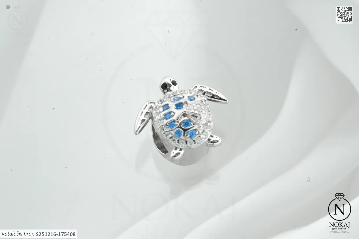 SREBRNI PRIVJESAK S CIRKONIMA - DUPIN (S251216-175408)