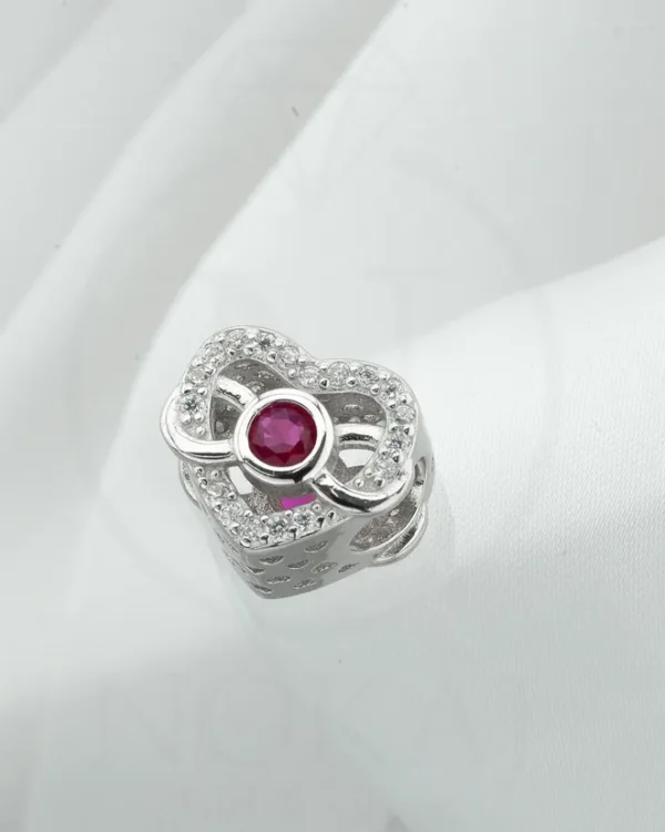 SREBRNI PRIVJESAK S CIRKONOM - SRCE (S251217-145708)