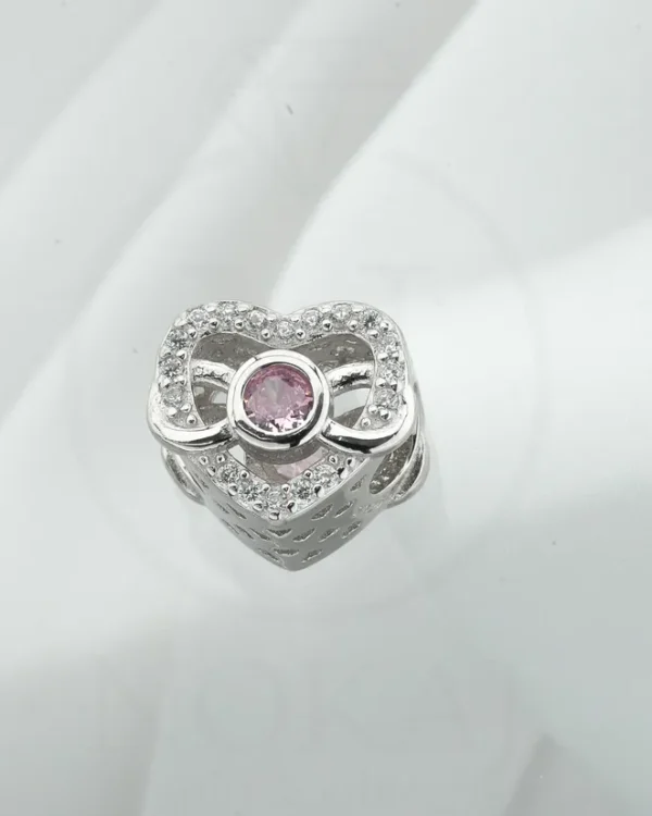 SREBRNI PRIVJESAK S CIRKONOM - SRCE (S251217-150125)