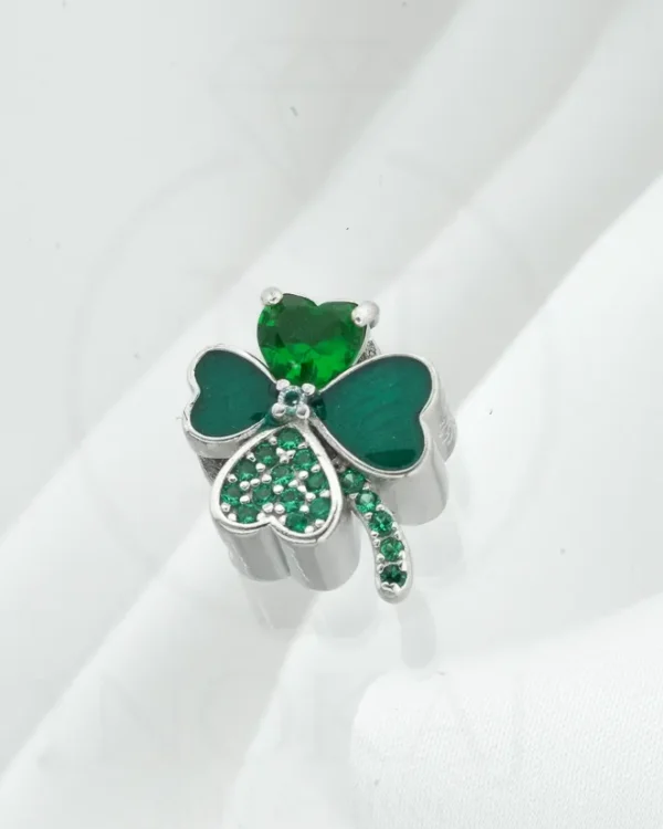 SREBRNI PRIVJESAK S CIRKONIMA - DJETELINA (S251217-150357)