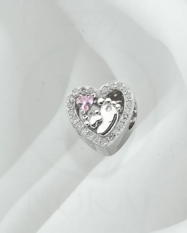 SREBRNI PRIVJESAK S CIRKONIMA - SRCE (S251217-150948)