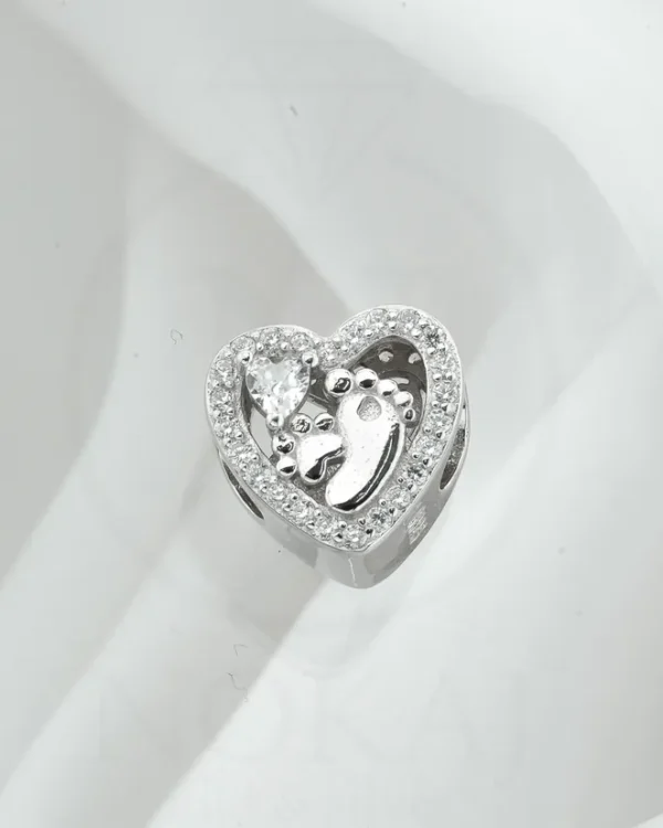 SREBRNI PRIVJESAK S CIRKONIMA - SRCE (S251217-151116)