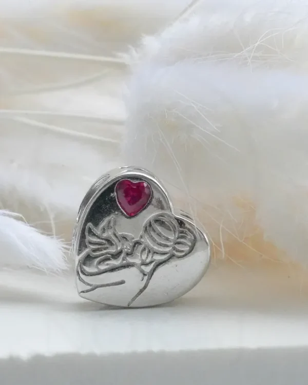 SREBRNI PRIVJESAK S CIRKONIMA - SRCE (S251217-183703)