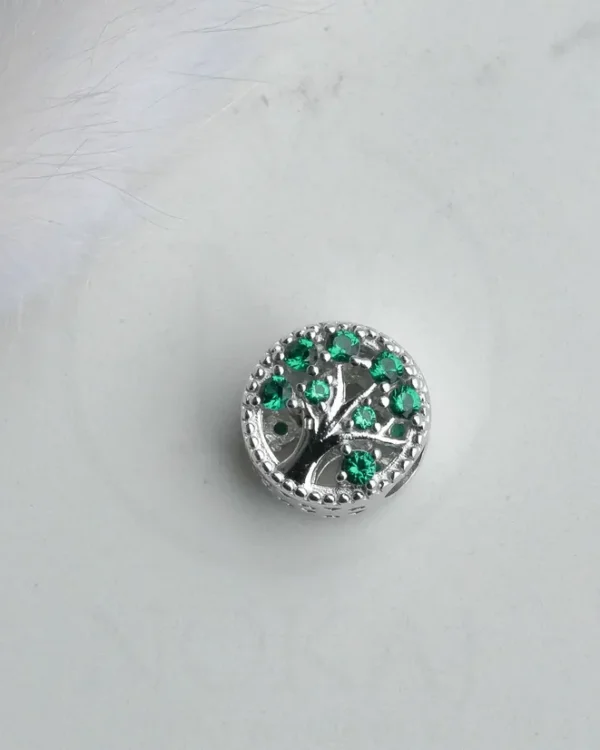 SREBRNI PRIVJESAK S CIRKONIMA - STABLO ŽIVOTA (S251217-190304)