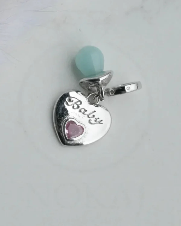 SREBRNI PRIVJESAK S CIRKONIMA - BEBA I DUDA (S251217-190537)