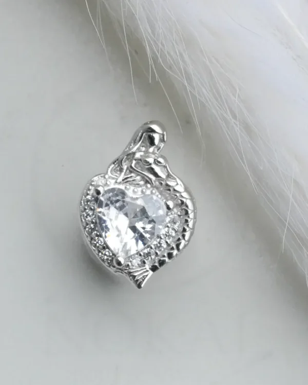 SREBRNI PRIVJESAK S CIRKONIMA - MAJKA I DIJETE (S251217-194108)