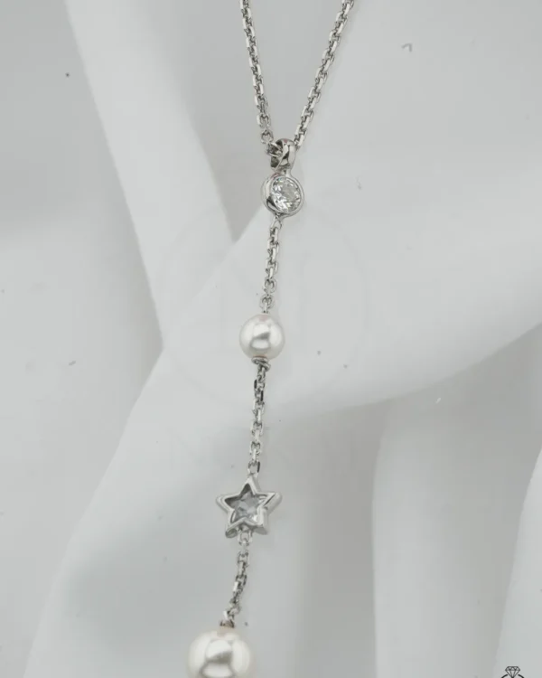 SREBRNA OGRLICA S BISEROM - ZVIJEZDA (S251218-184257)