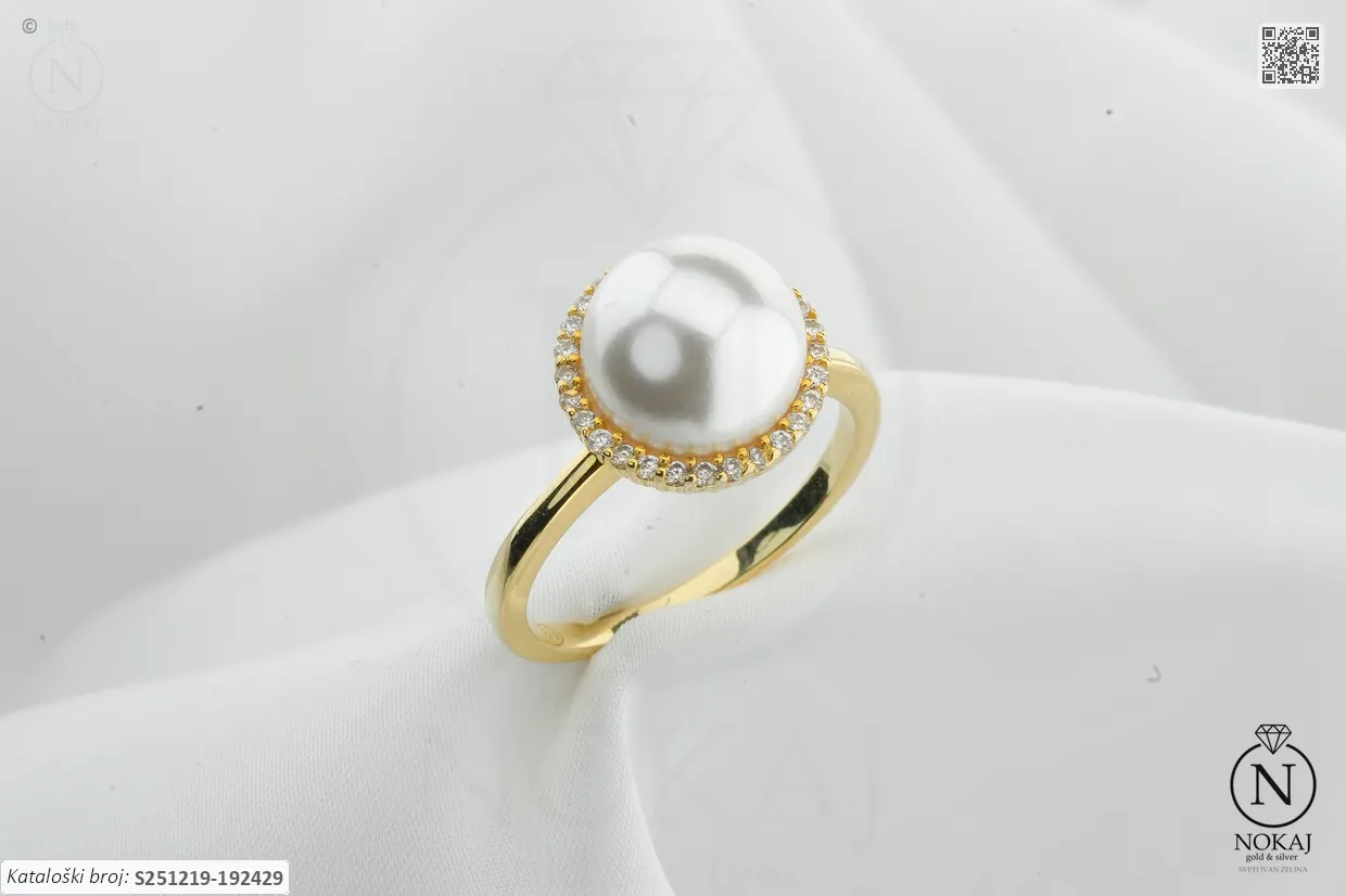 SREBRNI PRSTEN S BISEROM (S251219-192429)