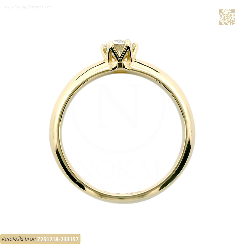 ZLATNI ZARUČNI PRSTEN (Z251218-233157) - Slika 2