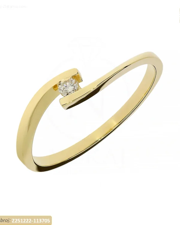 ZLATNI ZARUČNI PRSTEN (Z251222-113705)