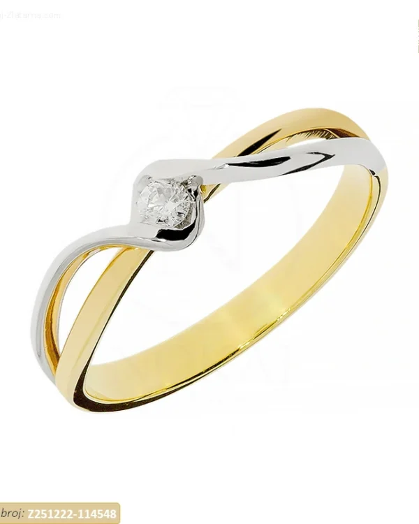 ZLATNI ZARUČNI PRSTEN (Z251222-114548)