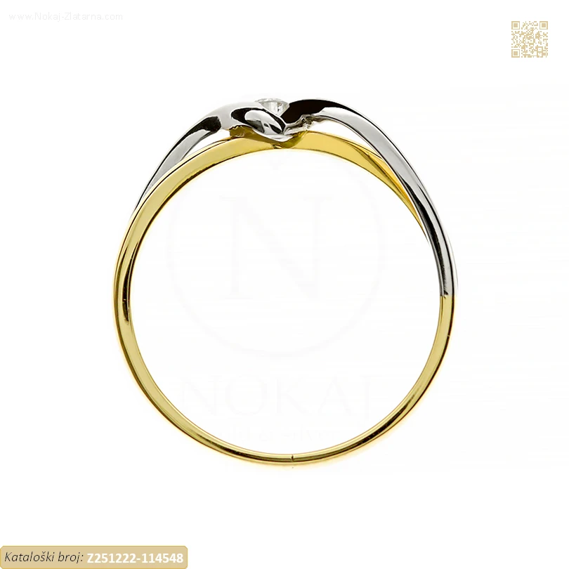 ZLATNI ZARUČNI PRSTEN (Z251222-114548) - Slika 2