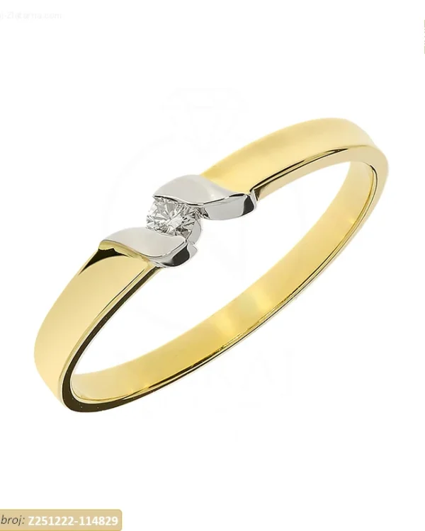 ZLATNI ZARUČNI PRSTEN (Z251222-114829)