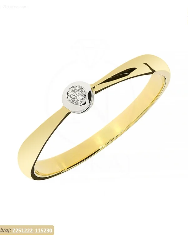 ZLATNI ZARUČNI PRSTEN (Z251222-115230)