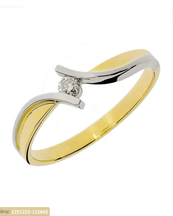 ZLATNI ZARUČNI PRSTEN (Z251222-115642)