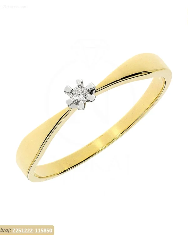 ZLATNI ZARUČNI PRSTEN (Z251222-115850)