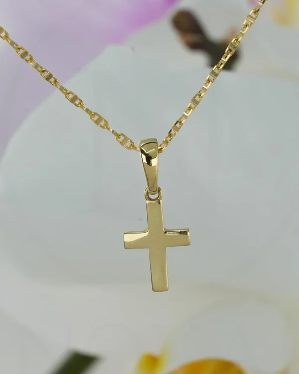 ZLATNA DJEČJA OGRLICA - KRIŽ (Z251222-192614)