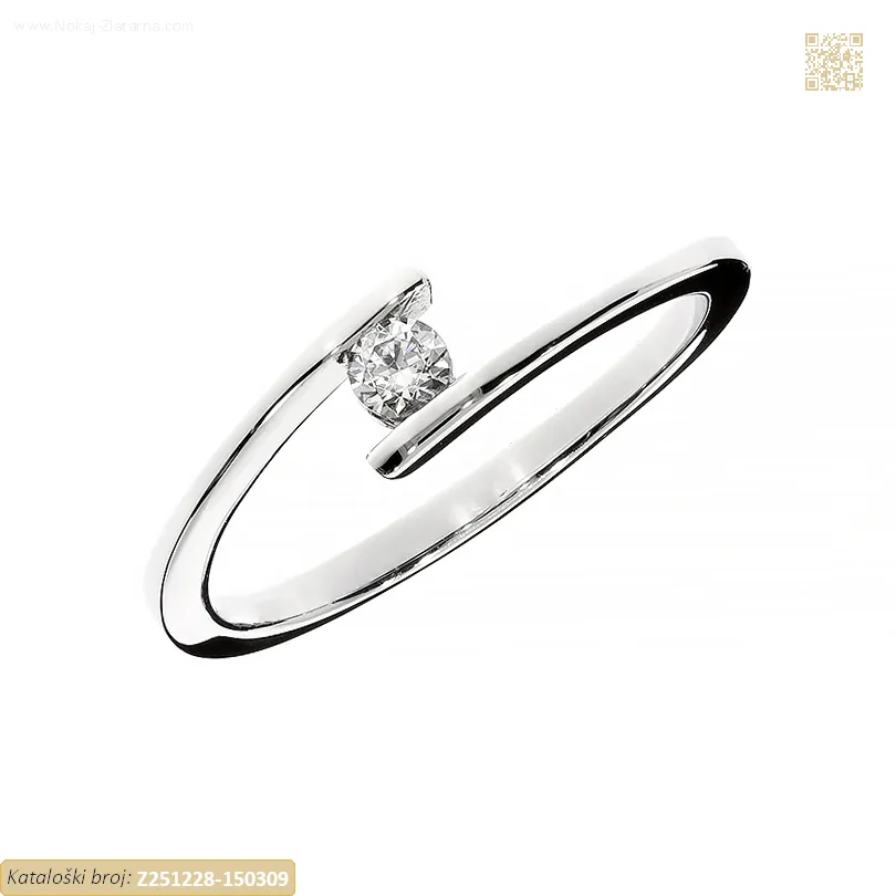 ZLATNI ZARUČNI PRSTEN (Z251228-150309)
