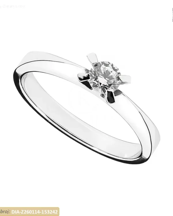 ZLATNI ZARUČNI PRSTEN S DIJAMANTOM (Z260114-153242)