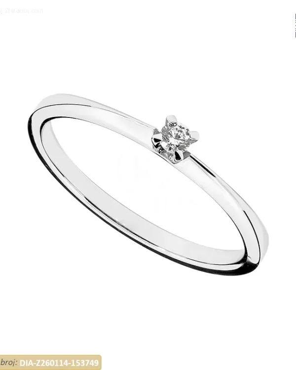 ZLATNI ZARUČNI PRSTEN S DIJAMANTOM (Z260114-153749)