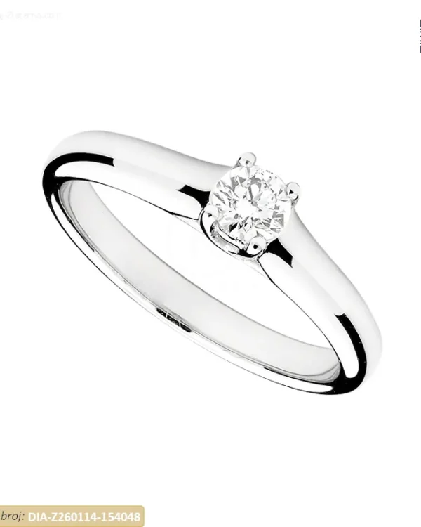 ZLATNI ZARUČNI PRSTEN S DIJAMANTOM (Z260114-154048)