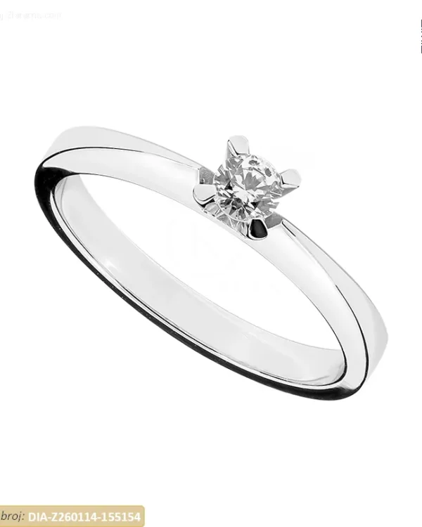 ZLATNI ZARUČNI PRSTEN S DIJAMANTOM (Z260114-155154)