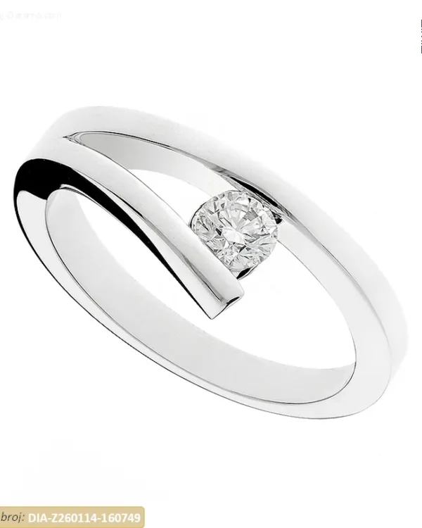 ZLATNI ZARUČNI PRSTEN S DIJAMANTOM (Z260114-160749)