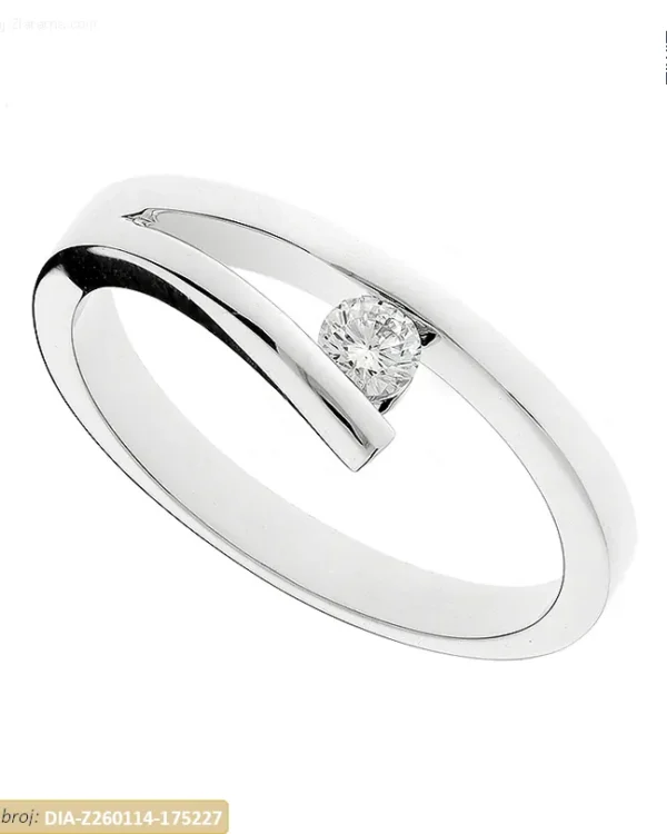 ZLATNI ZARUČNI PRSTEN S DIJAMANTOM (Z260114-175227)