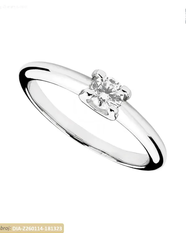 ZLATNI ZARUČNI PRSTEN S DIJAMANTOM (Z260114-181323)