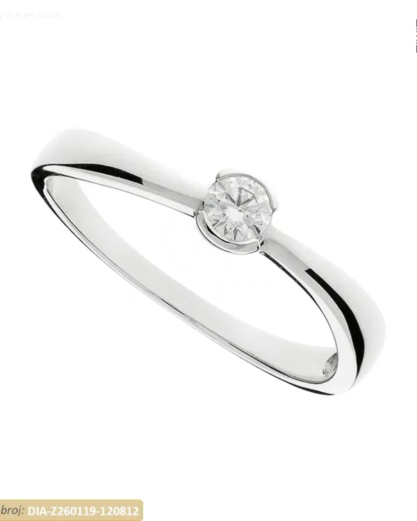 ZLATNI ZARUČNI PRSTEN S DIJAMANTOM (Z260119-120812)