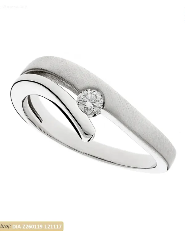 ZLATNI ZARUČNI PRSTEN S DIJAMANTOM (Z260119-121117)