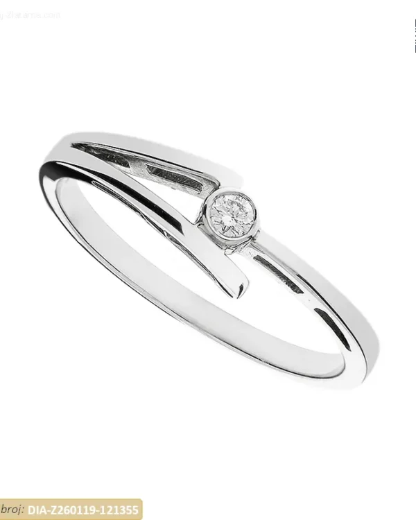 ZLATNI ZARUČNI PRSTEN S DIJAMANTOM (Z260119-121355)
