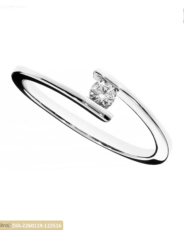 ZLATNI ZARUČNI PRSTEN S DIJAMANTOM (Z260119-122516)